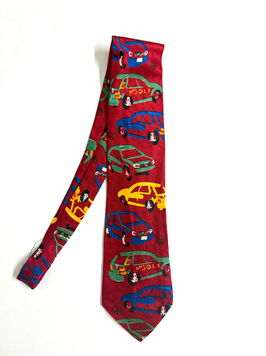 Volkswagen Profile Wear Vintage Silk Tie