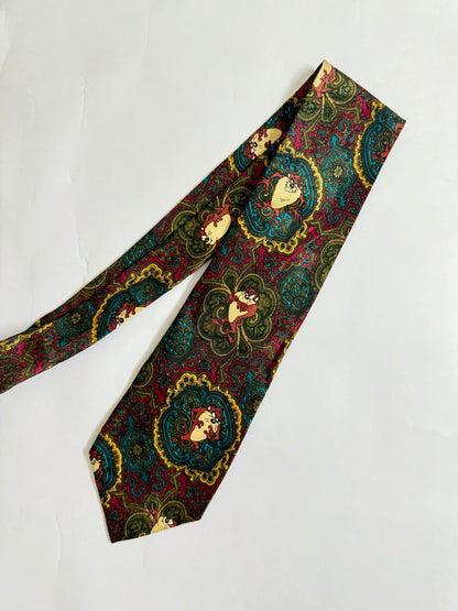 Looney Tunes Mania Vintage Silk Tie