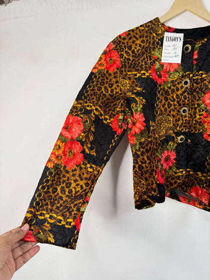 Quilted Velvet Jacket