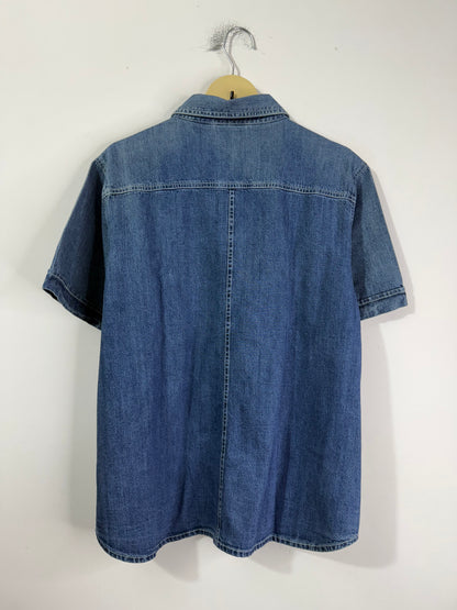 Seanjohn Embroidered Denim Shirt