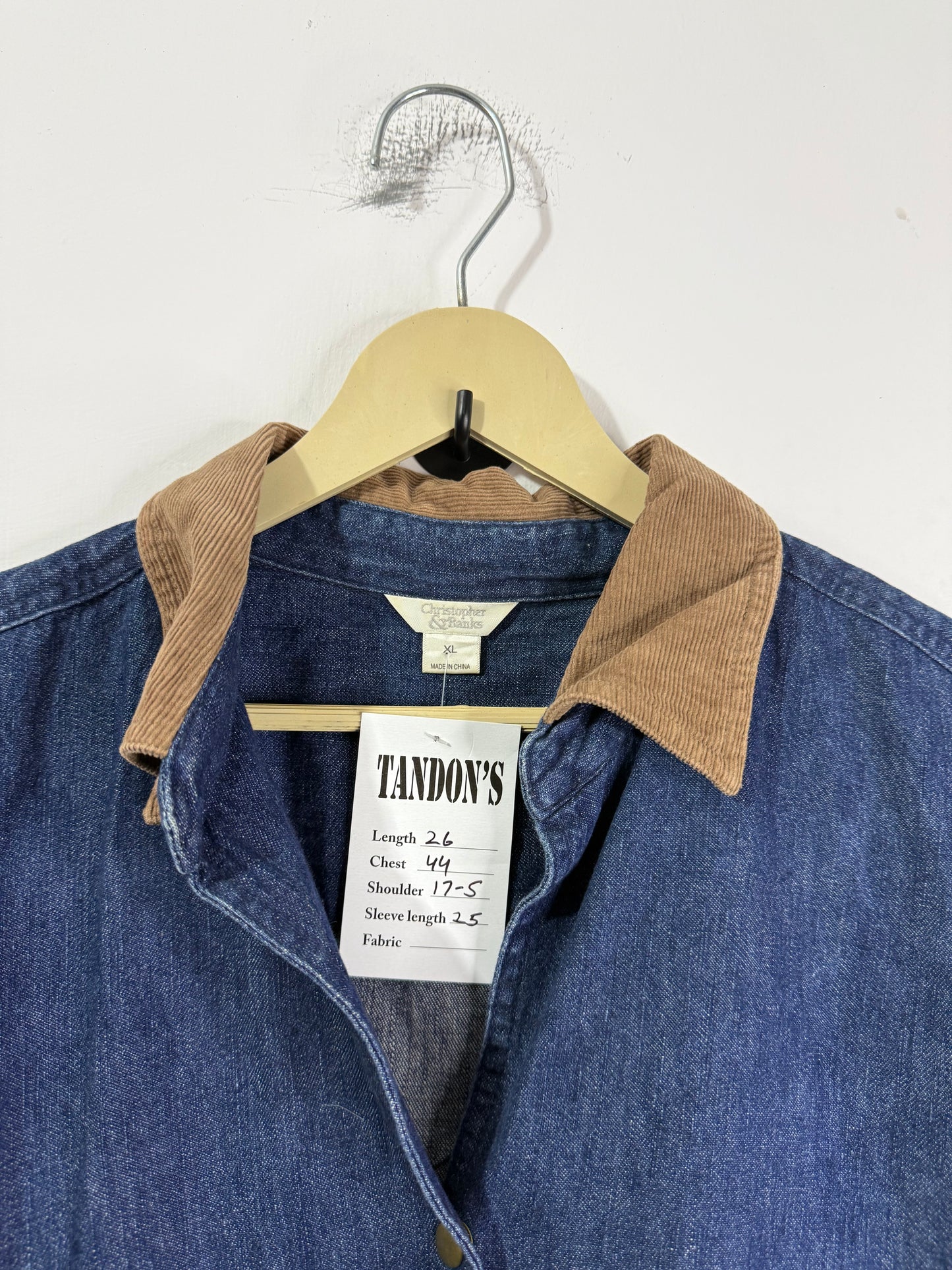 Christopher & Banks Denim Shirt