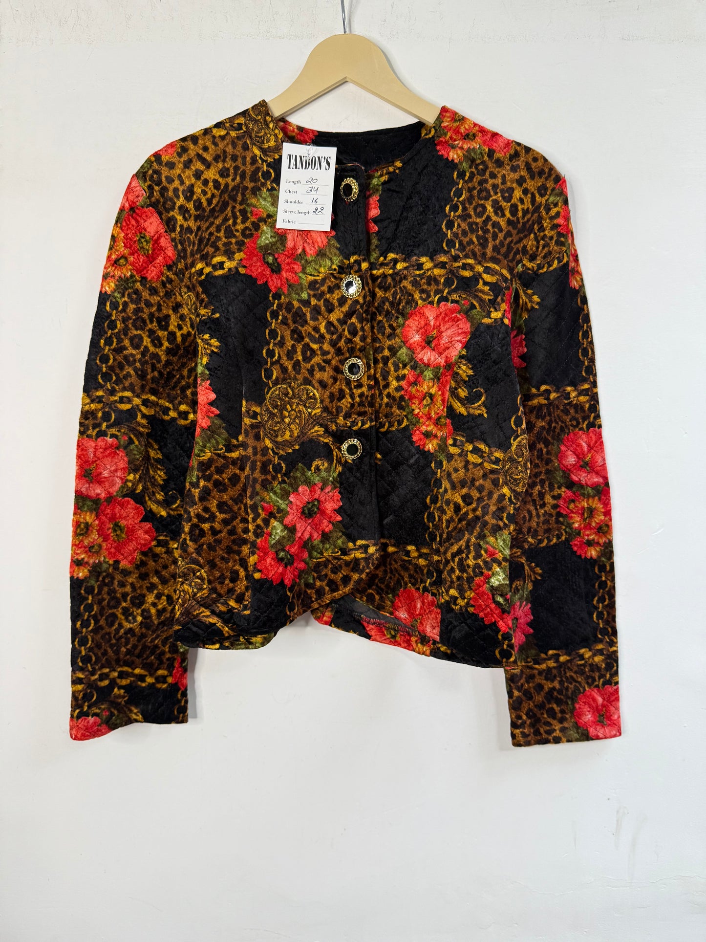 Quilted Velvet Jacket