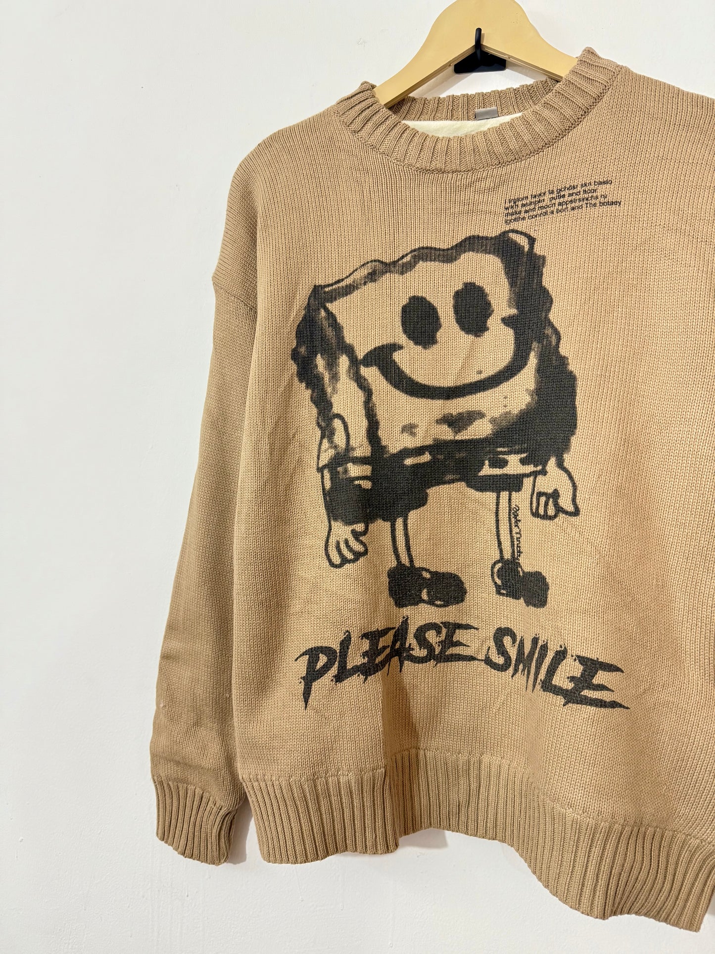 Please Smile  Woolen Sweater
