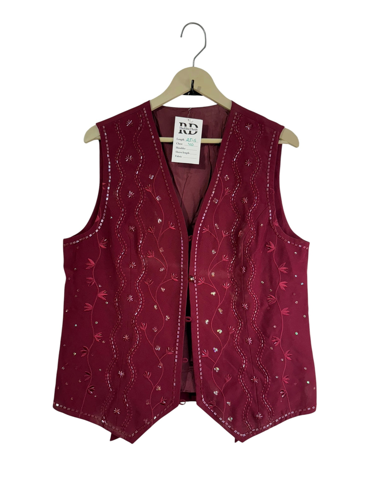 Embroidered Vest