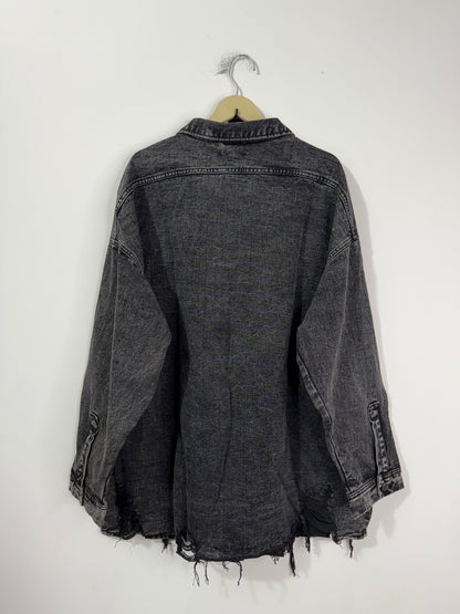 Customised tapestry patch Denim Jacket