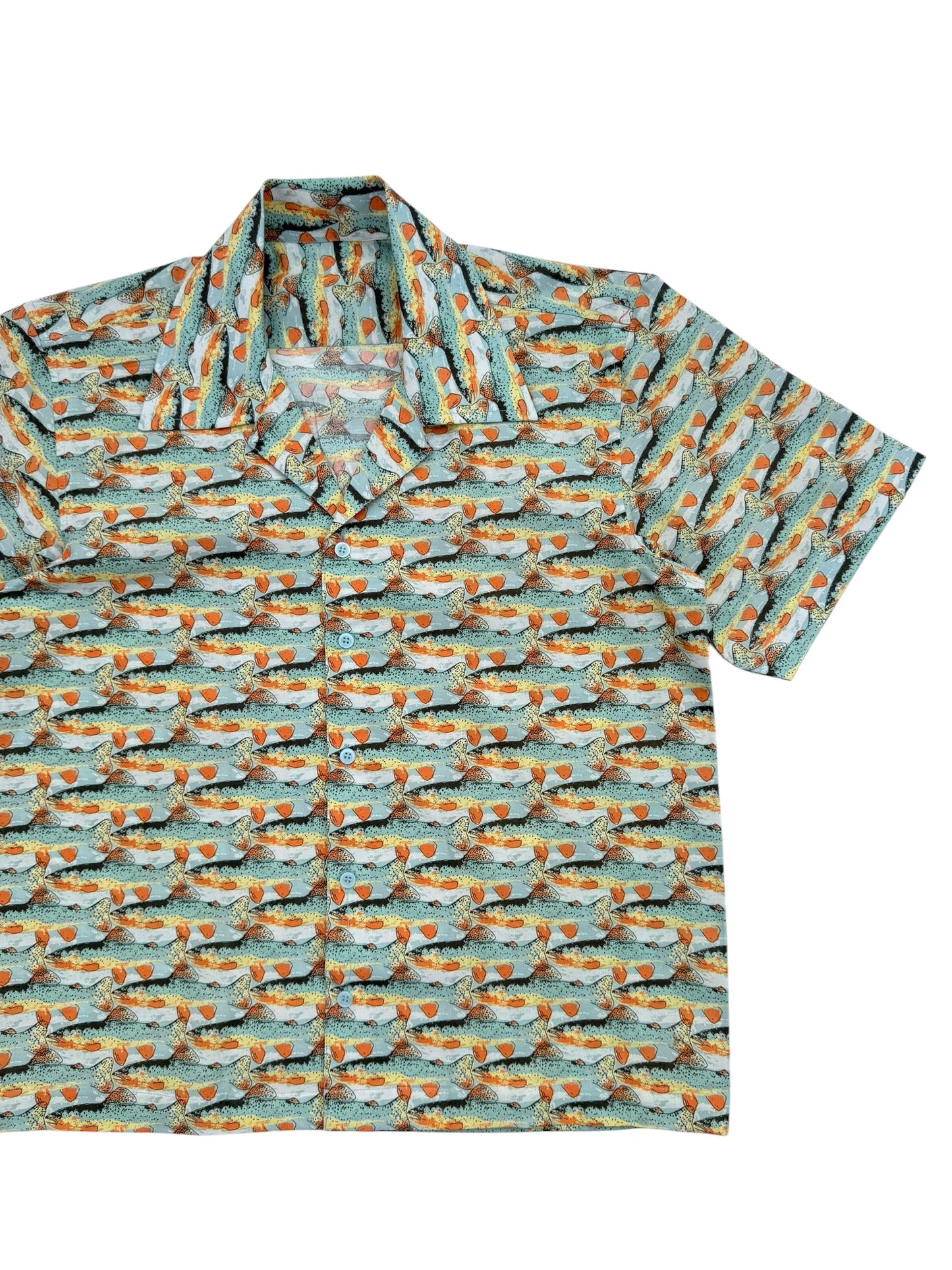 Fish print 100% Cotton shirt