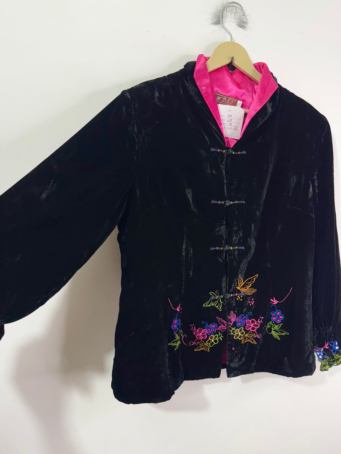 VELVET EMBROIDERED Vintage Jacket (Copy)