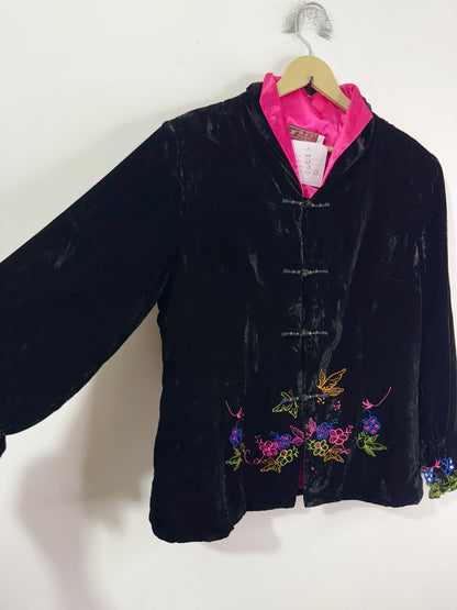VELVET EMBROIDERED Vintage Jacket (Copy)