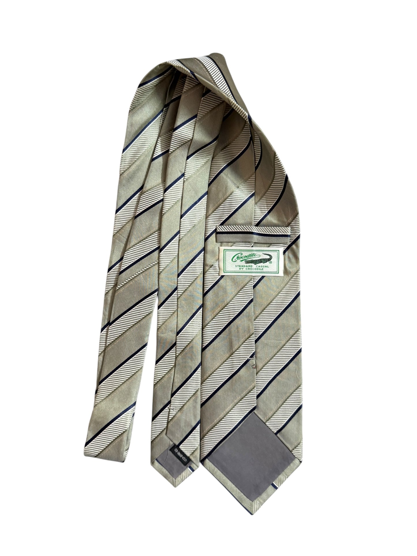 Crocodile Vintage Silk Tie