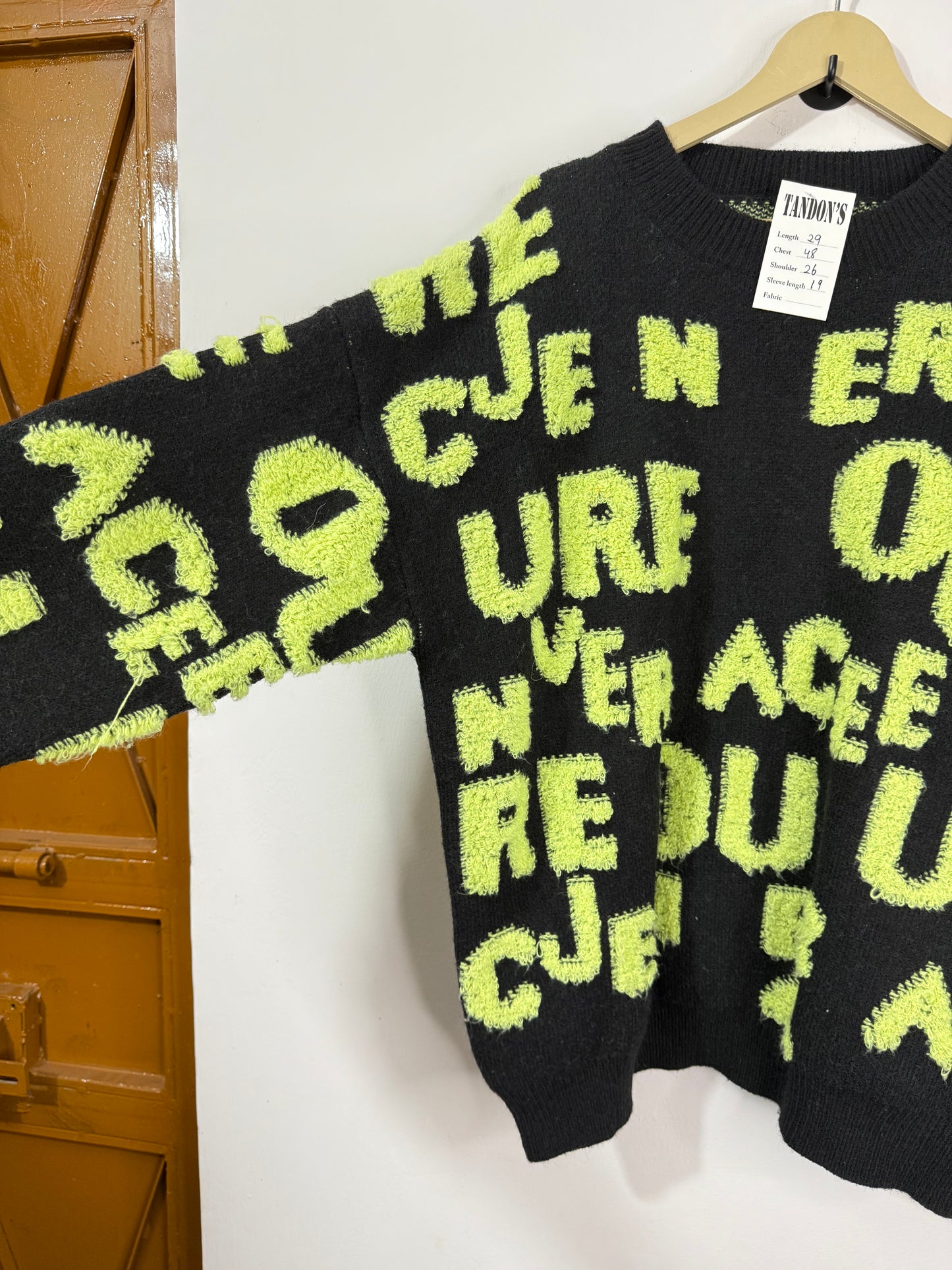 Alphabet Woolen Sweater