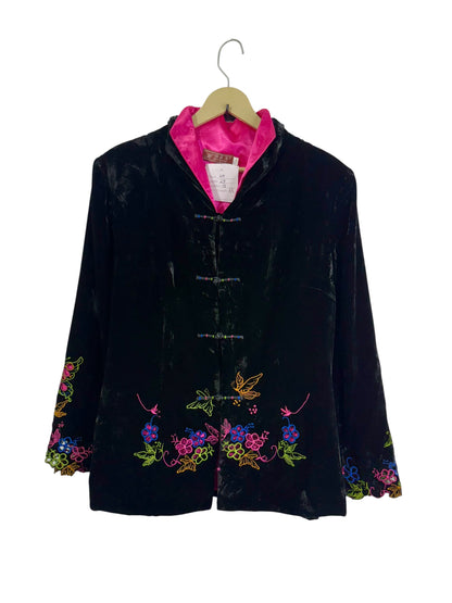 VELVET EMBROIDERED Vintage Jacket (Copy)