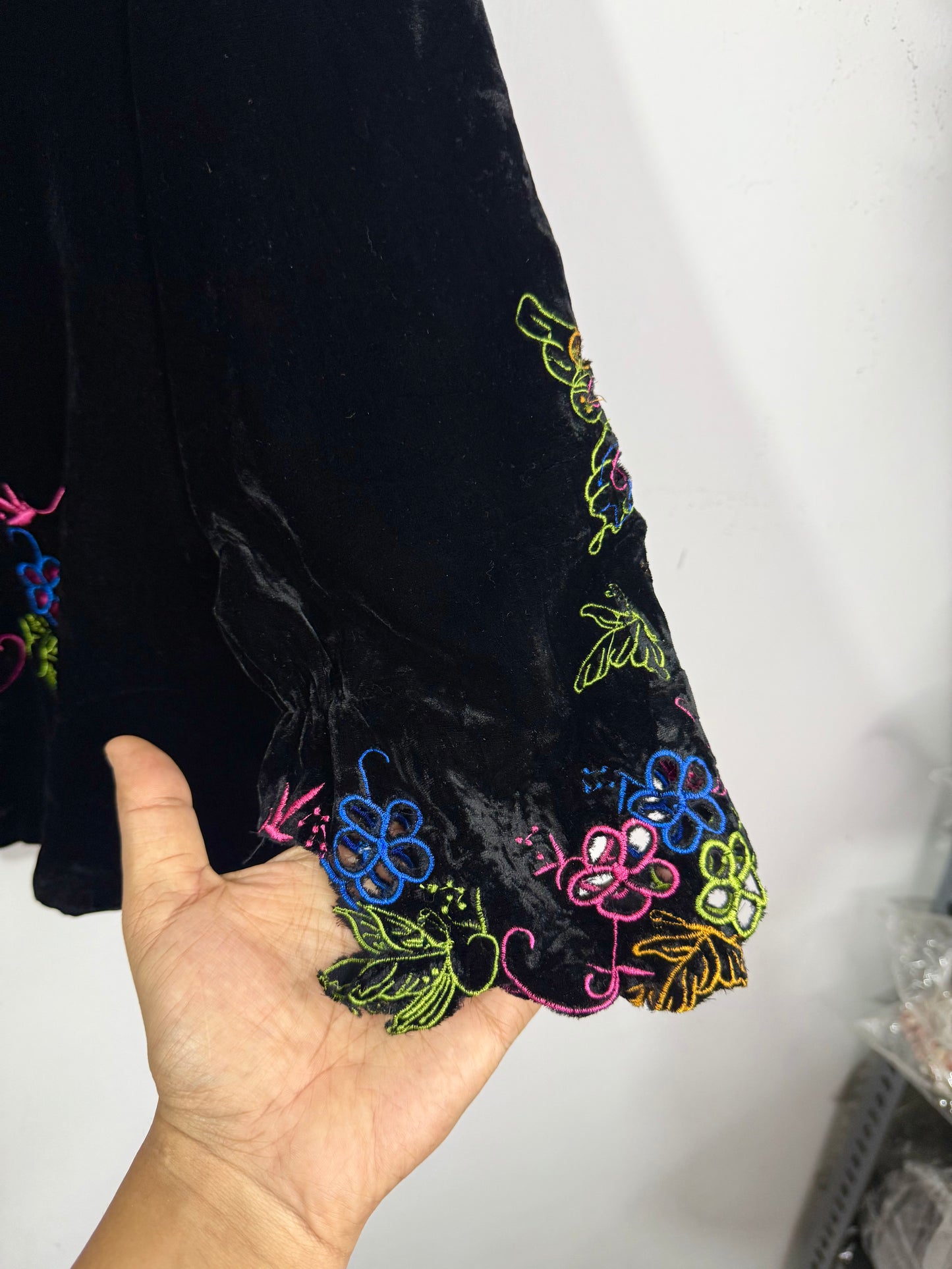 VELVET EMBROIDERED Vintage Jacket (Copy)