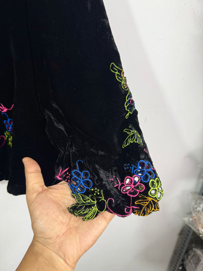 VELVET EMBROIDERED Vintage Jacket (Copy)
