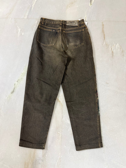 Chef Tapestry Knee Patch Handmade Jeans