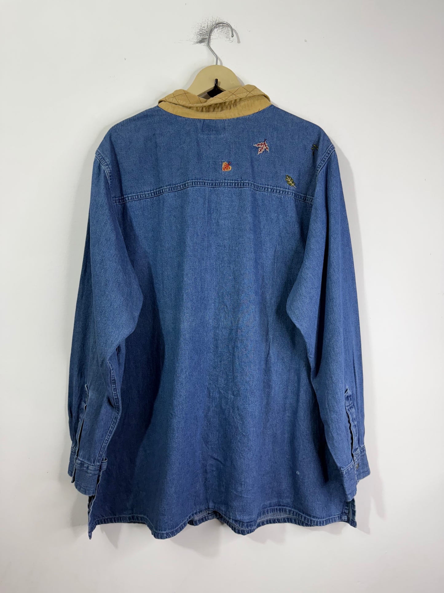 Embroidered Denim Shirt