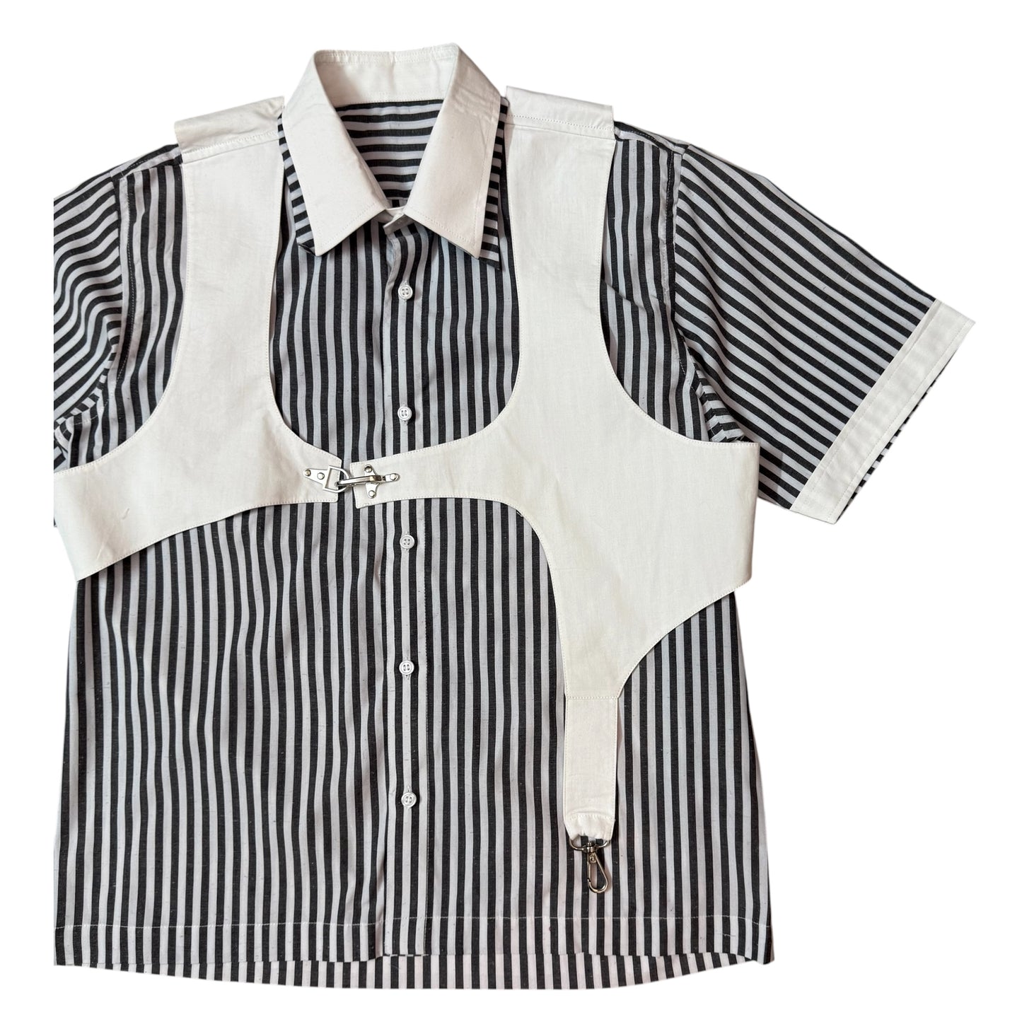 Black Cotton vest 100% Cotton Shirt