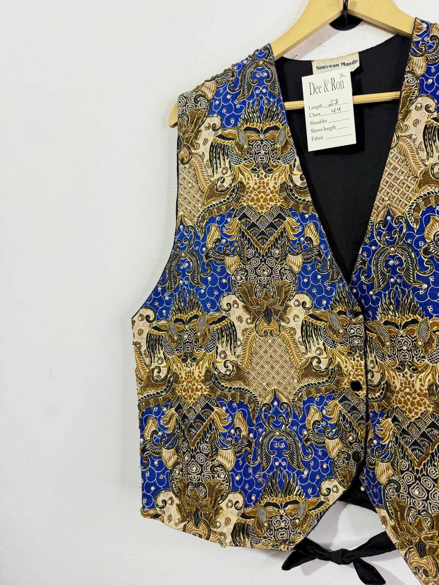 Nouvean Monde Vintage Vest