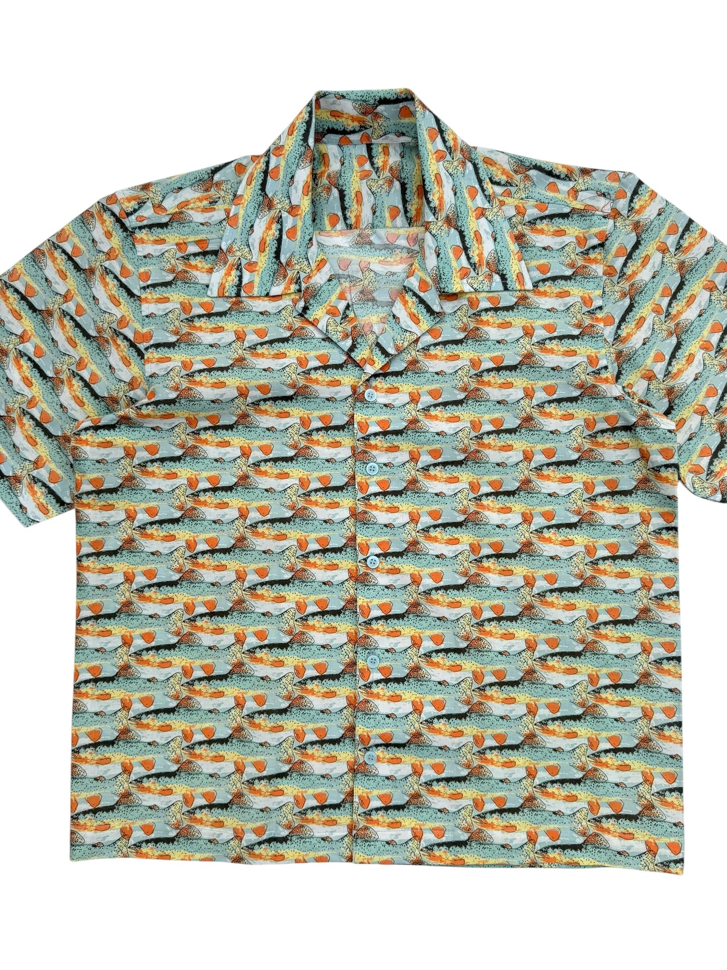 Fish print 100% Cotton shirt