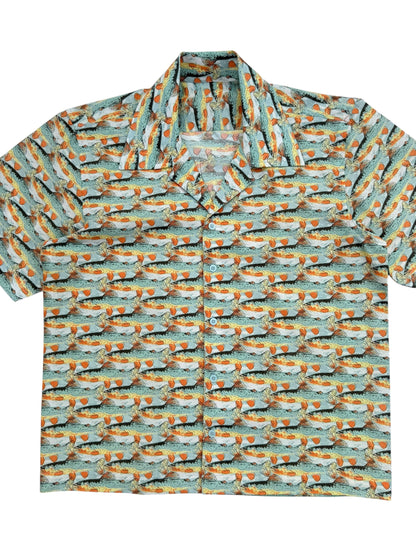 Fish print 100% Cotton shirt