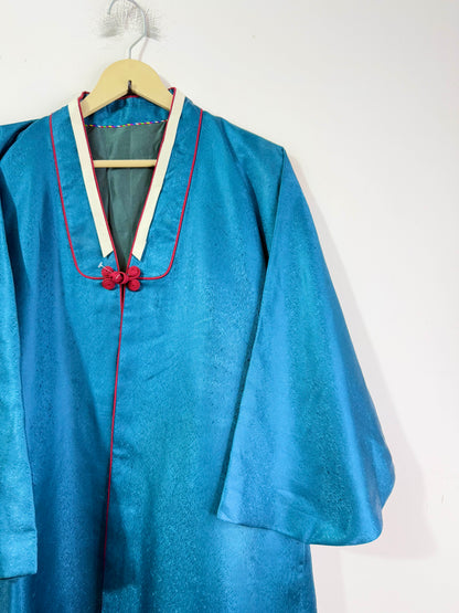 Japanese Silk Vintage Long Jacket