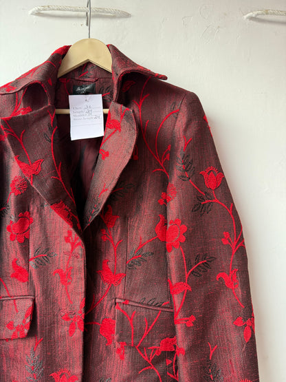 Long Jacquard vintage Jacket
