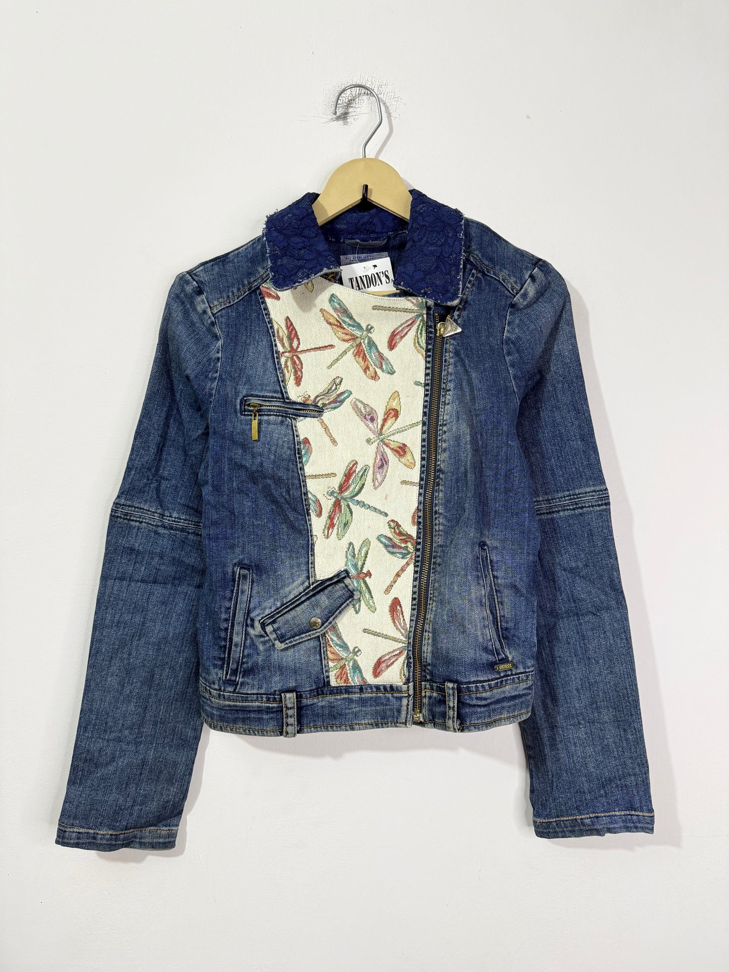 Customised Tapestry patch Denim Jacket
