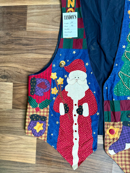 Christmas Print vest