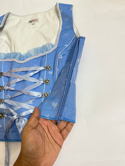 Sky Blue Corset Top