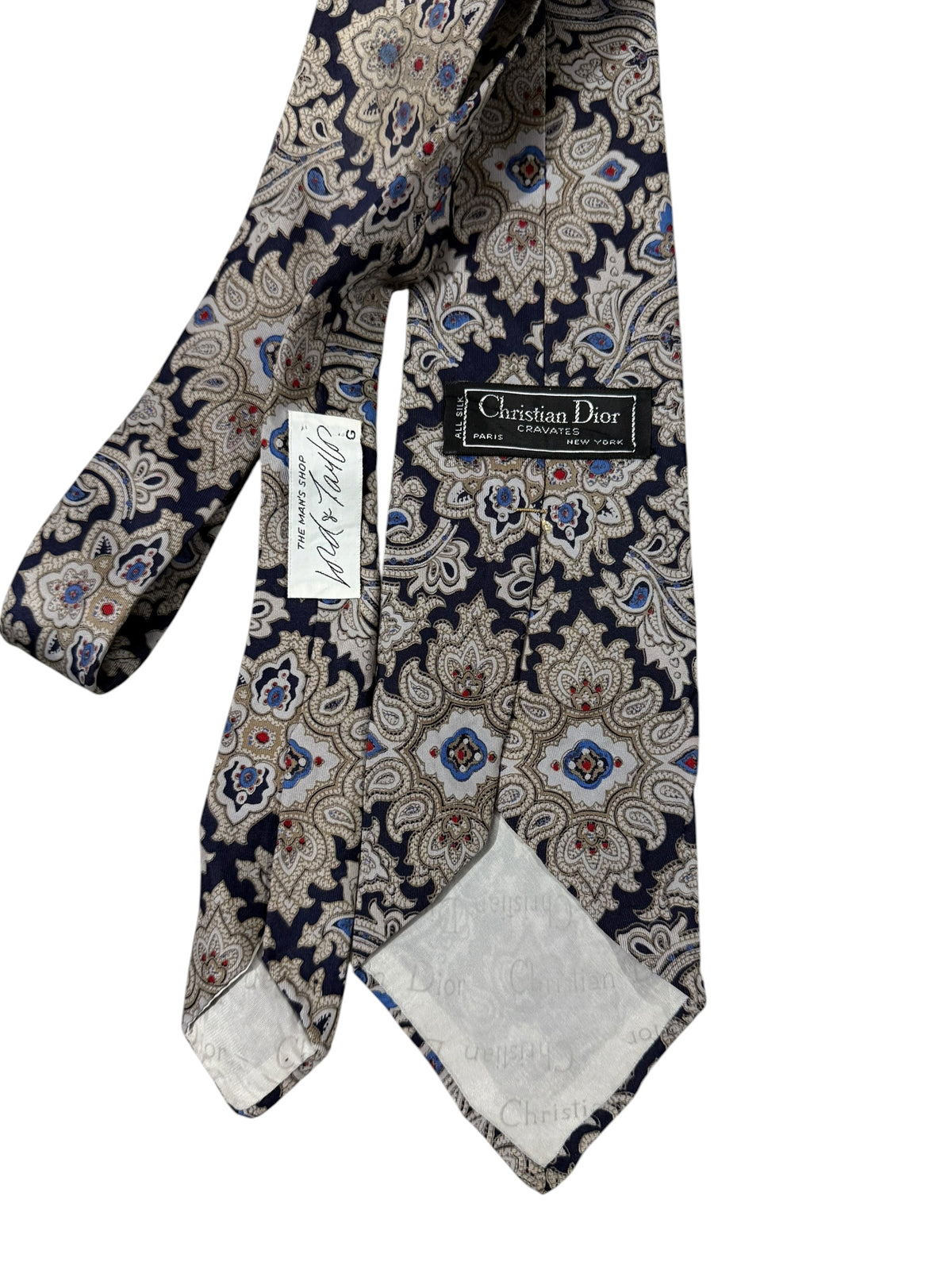 Christian Dior Vintage Silk Tie