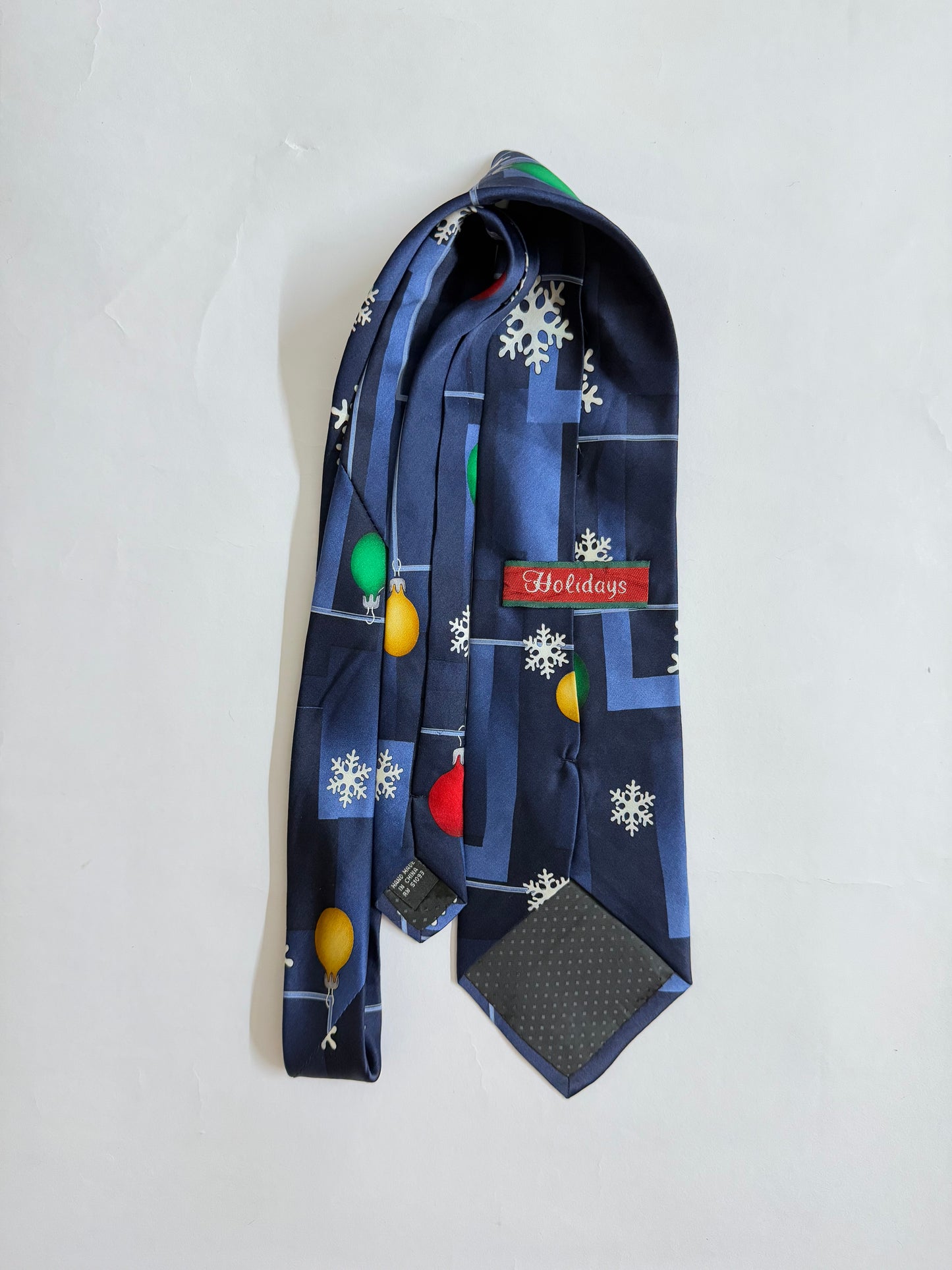 Holidays Vintage silk tie