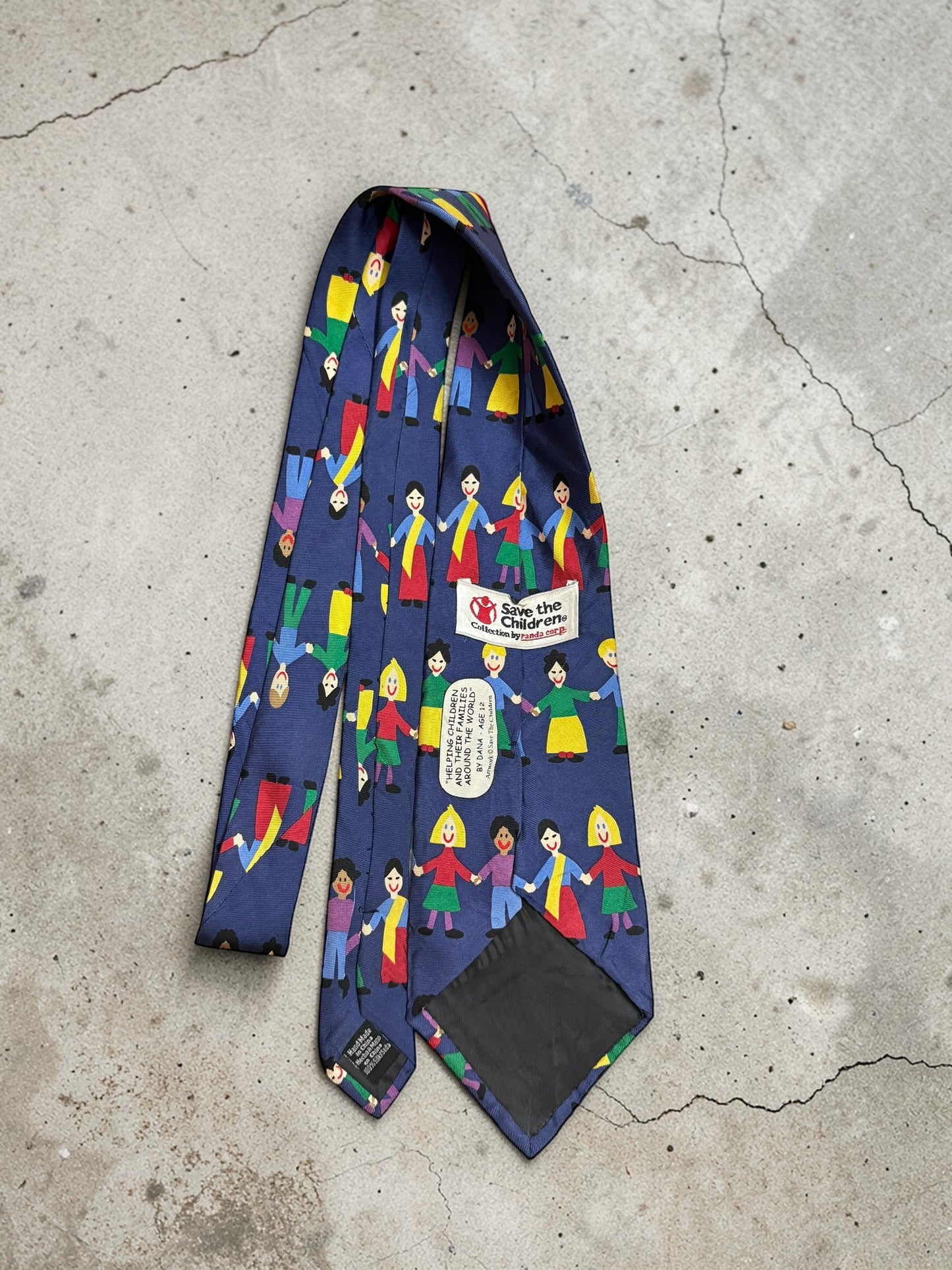 Save the Children Vintage Silk Tie