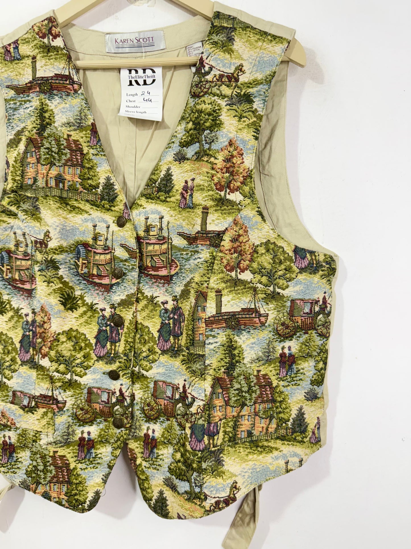 LAREN SCOTT Vintage Vest