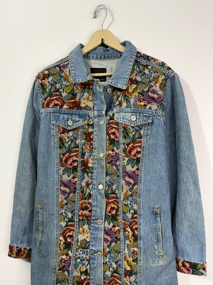 Customised tapestry patch Denim Jacket