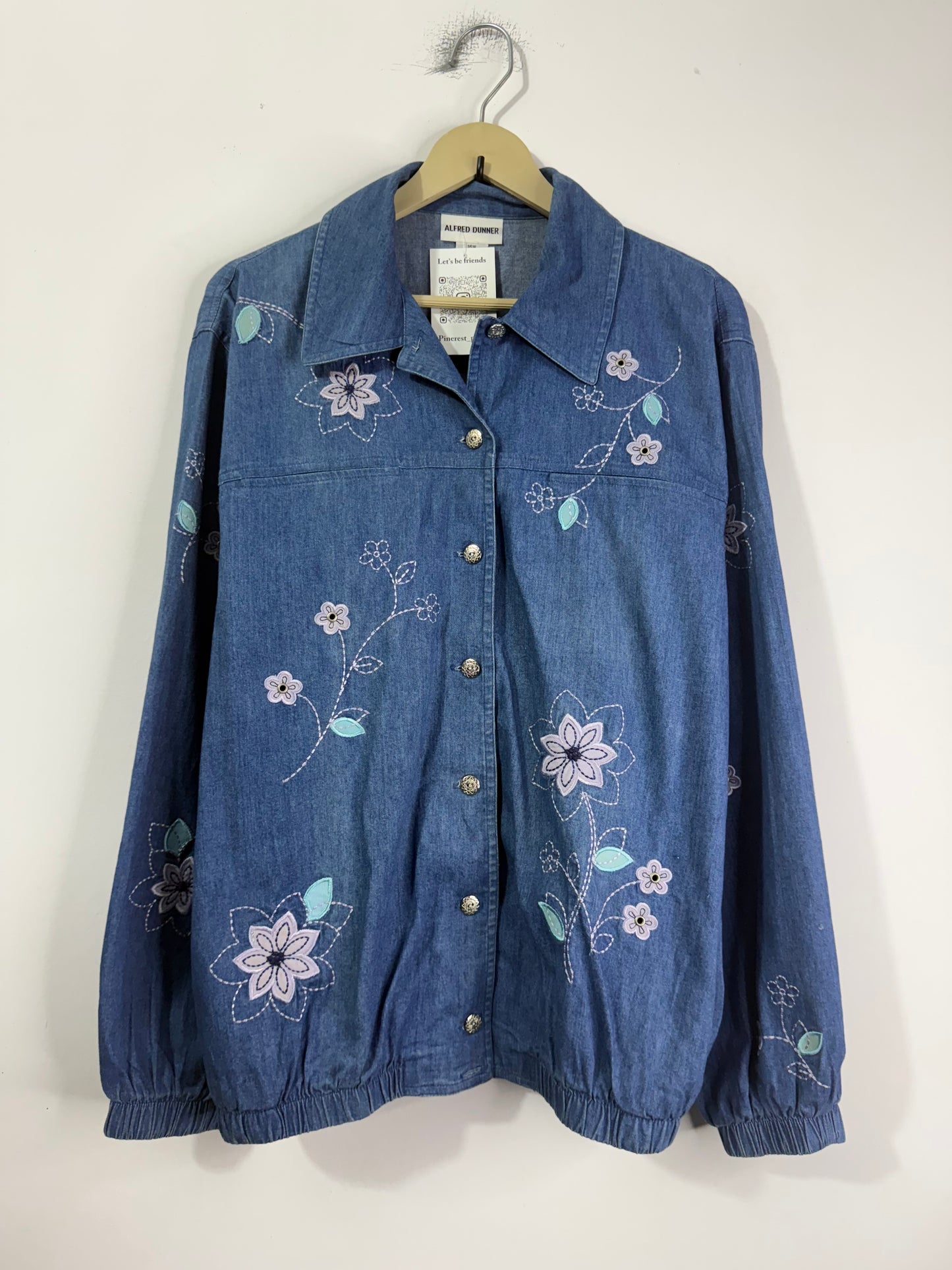 Alfred Benner Embroidered Denim Shirt