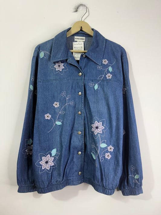 Alfred Benner Embroidered Denim Shirt