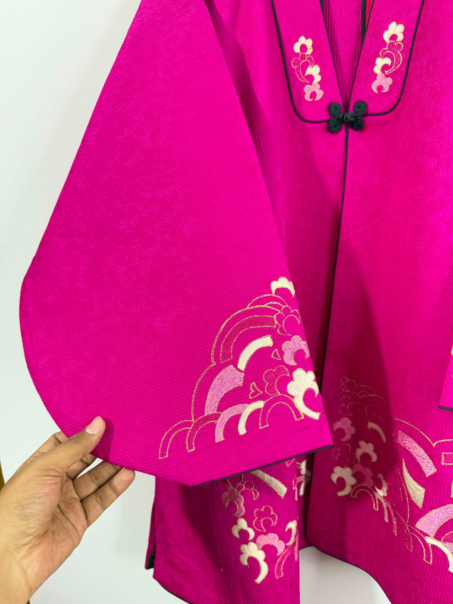 Japanese Silk Vintage Long Jacket