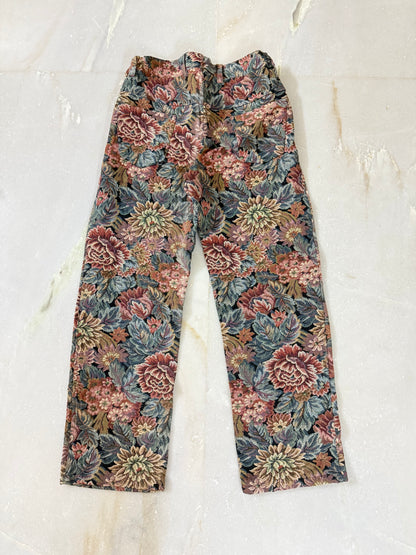 Handmade pants from vintage Italian curtain