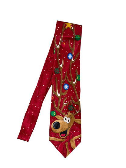 Yule the Greeting Vintage Silk Tie