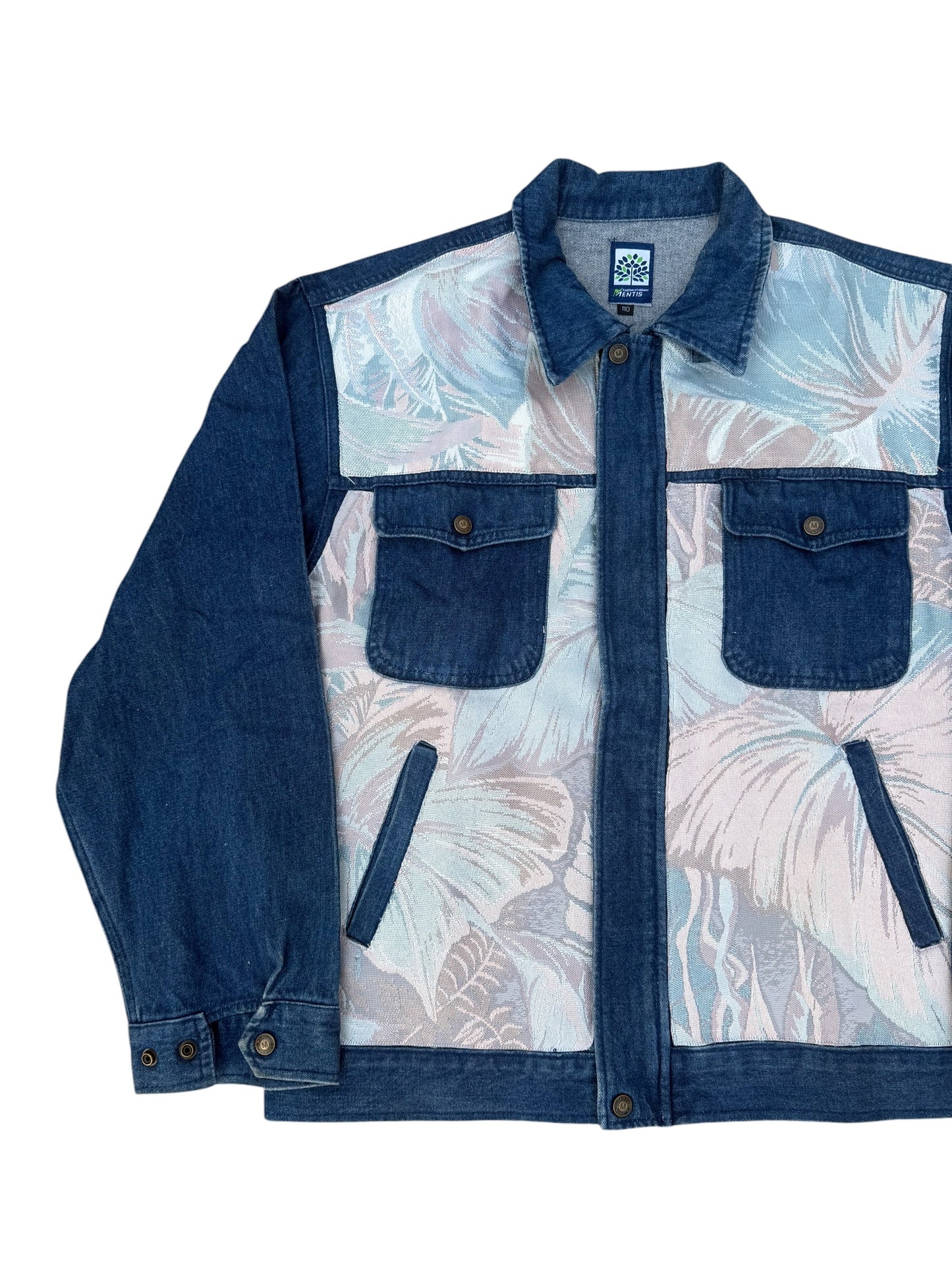 Upcycled Tapestry Denim Jacket