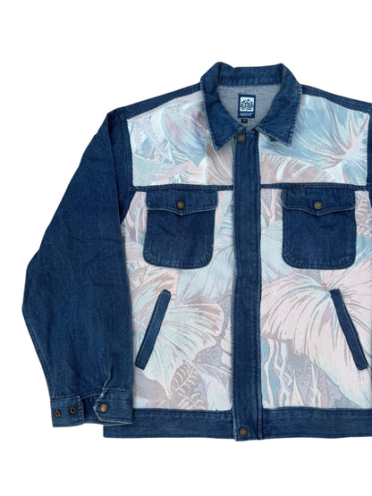 Upcycled Tapestry Denim Jacket