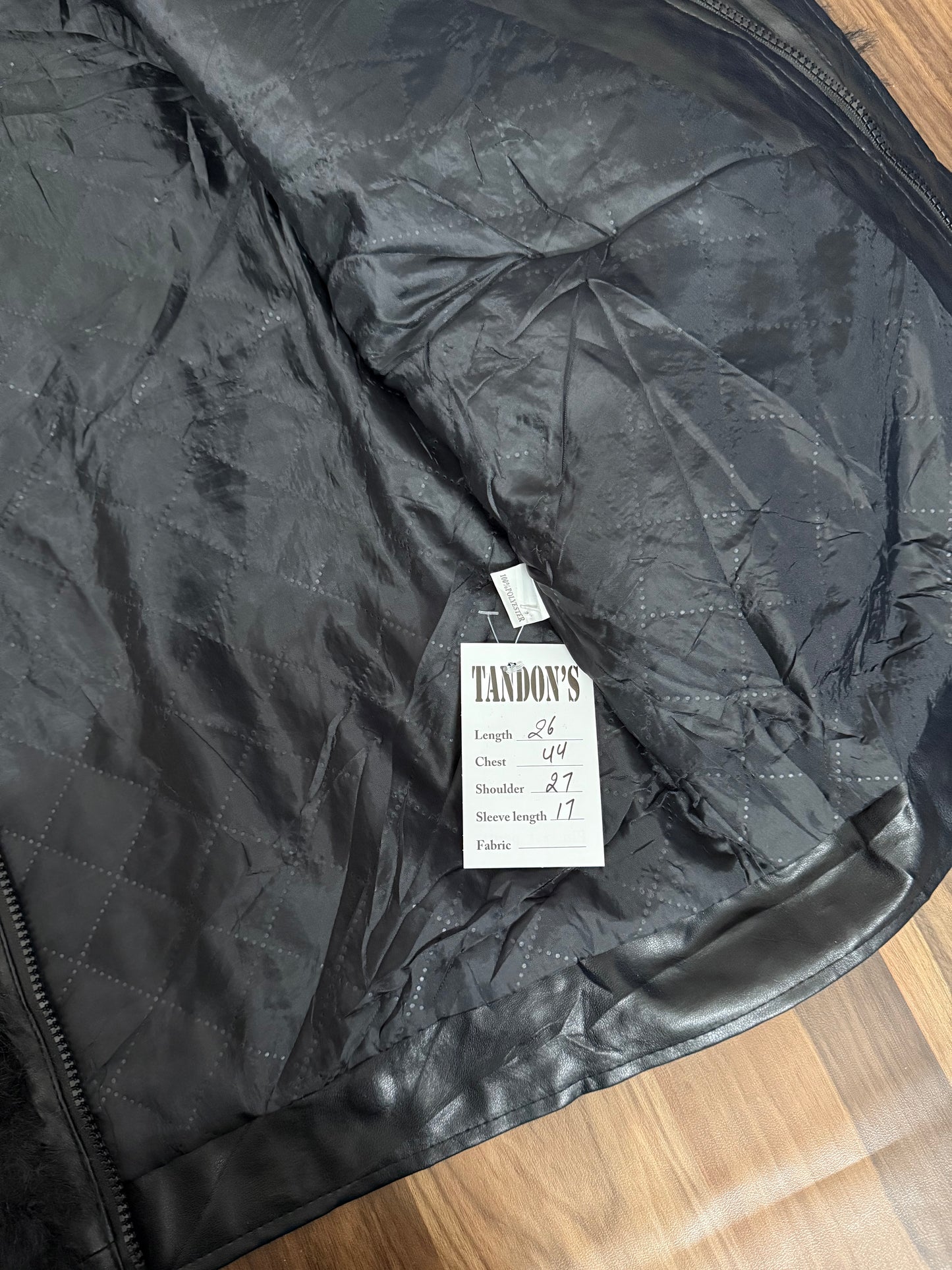 Fashion Leather Fur Jacket