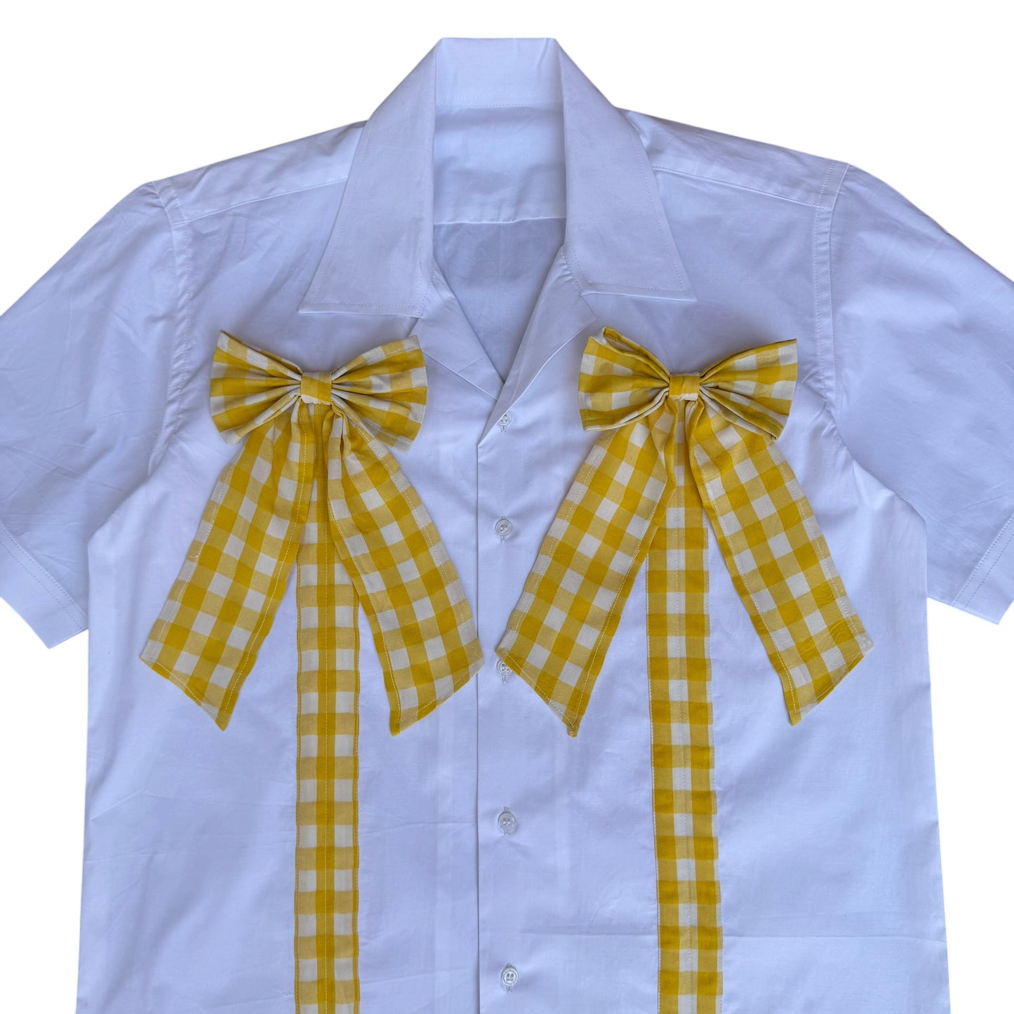 Yellow Bow 100% Women’s Cotton Shirt