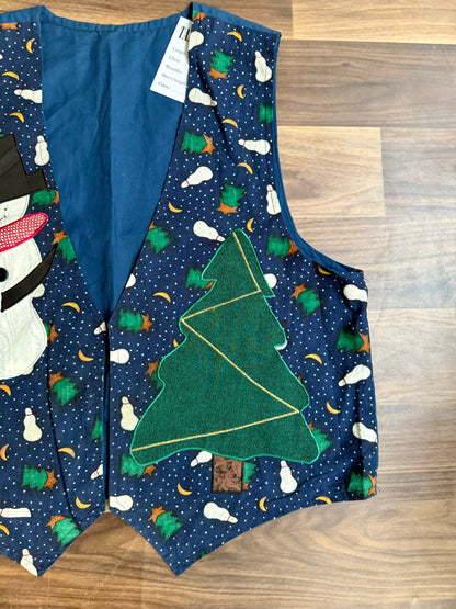Christmas Print vest
