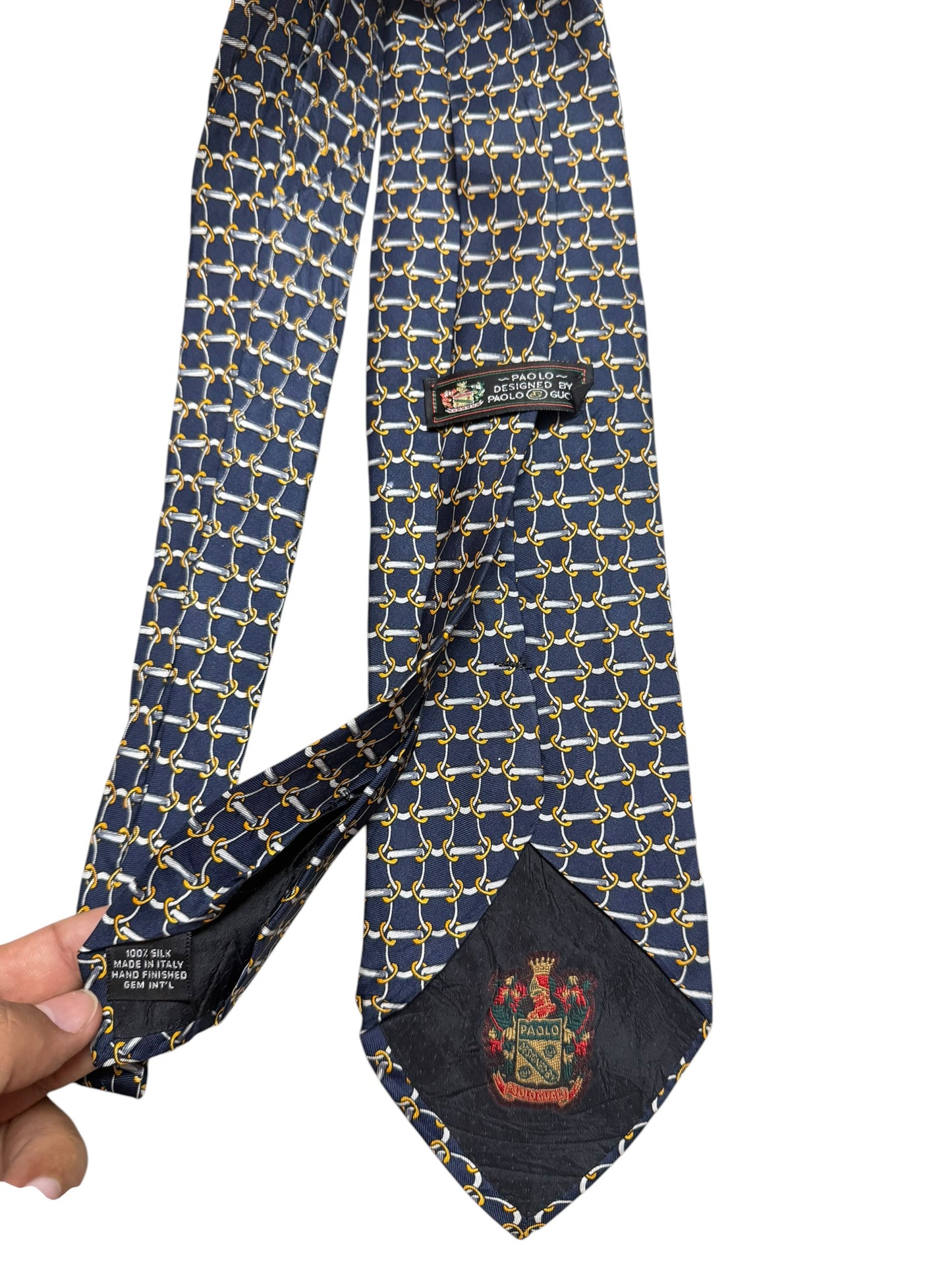 Paolo Designed by Paolo Gucci  Vintage Silk Tie