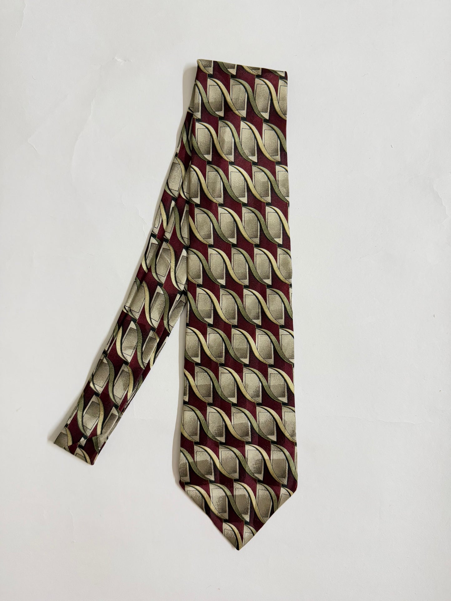 Stafford Vintage silk tie