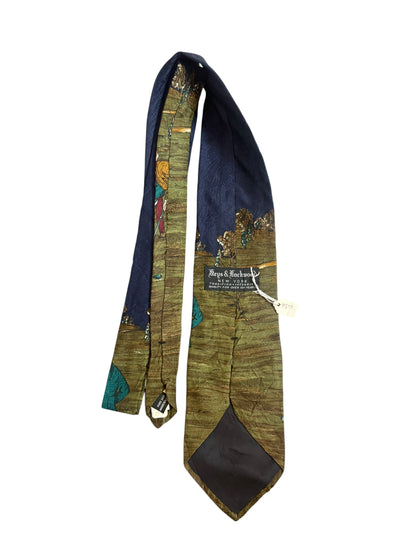 Key & wordwork Vintage Silk Tie