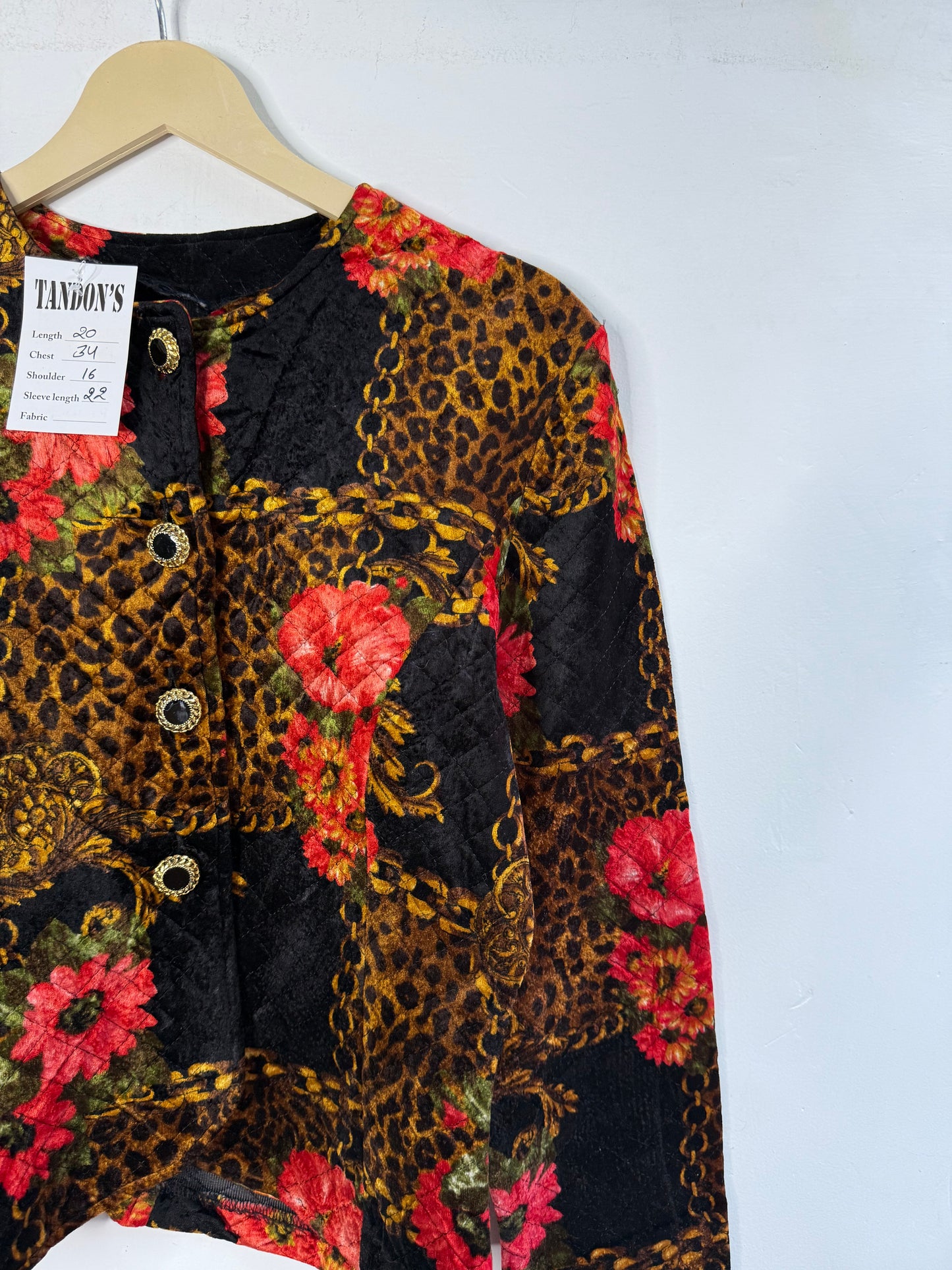 Quilted Velvet Jacket