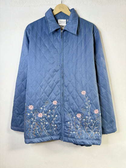 Alfred Dunner Quilted embroidered Jacket