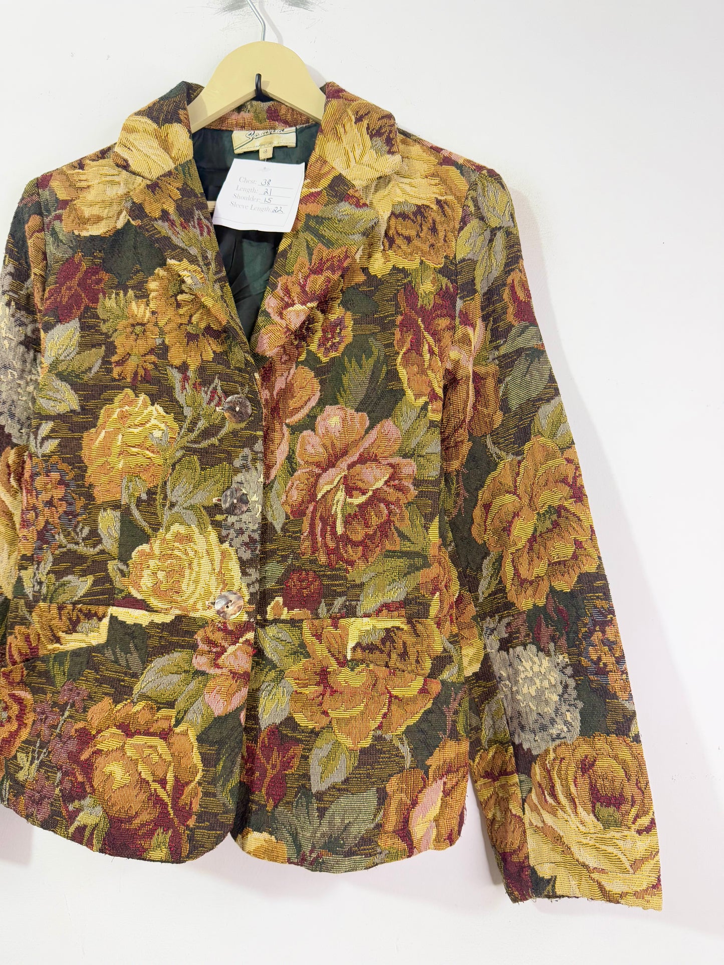 Scale tapestry Vintage Jacket