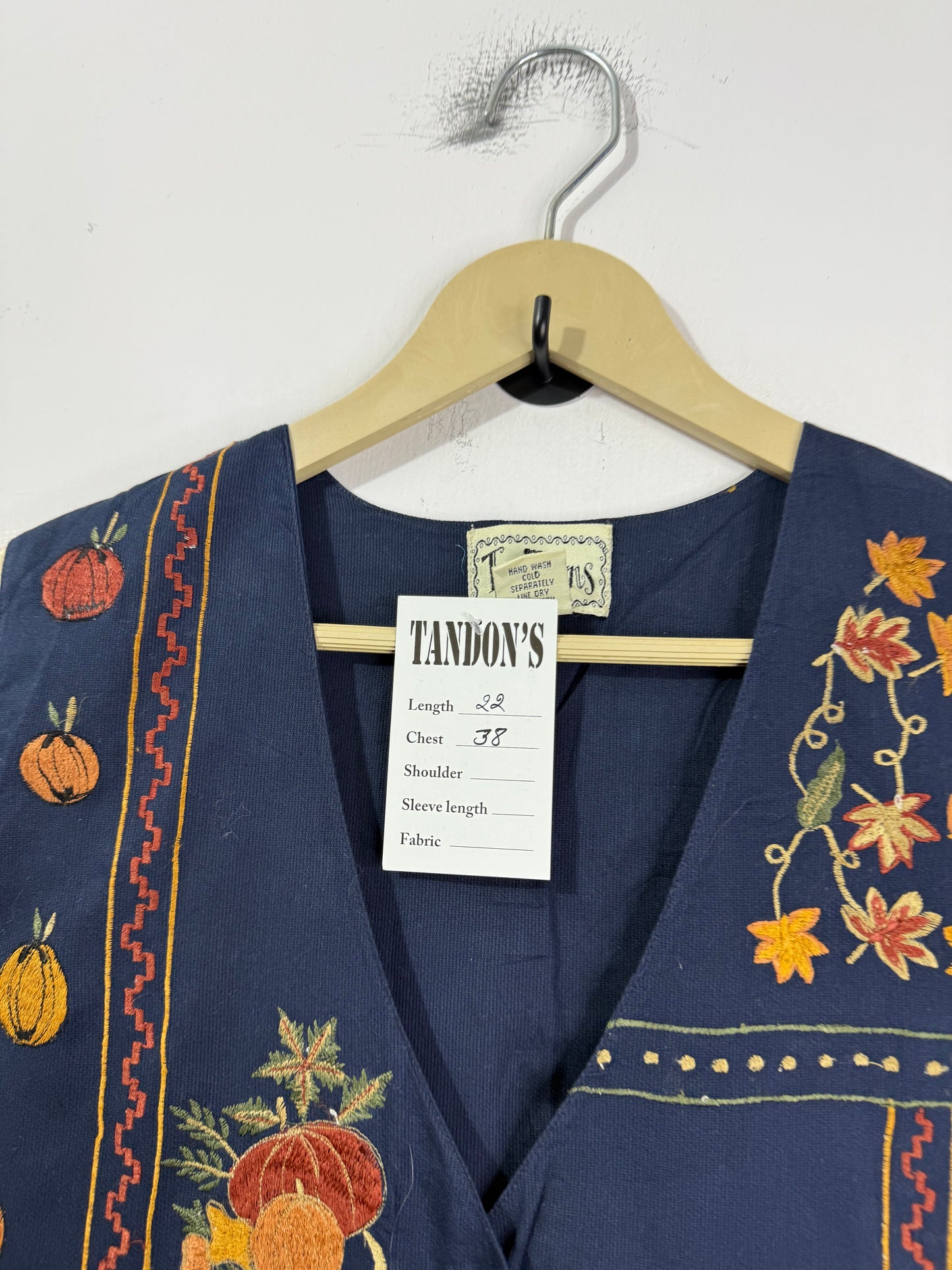 Embroidered Vest